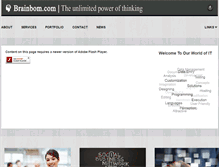 Tablet Screenshot of brainbom.com